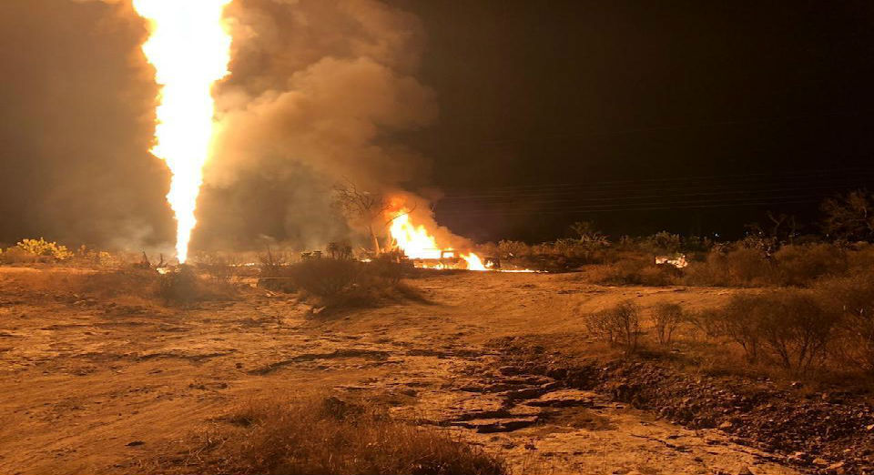 México: se registra otra explosión en un ducto por toma clandestina de combustible
