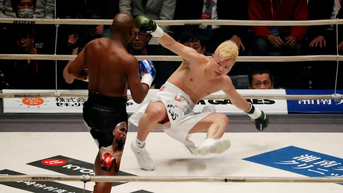 Mayweather ganó 9 millones de dólares en dos minutos tras noquear a peleador japonés
