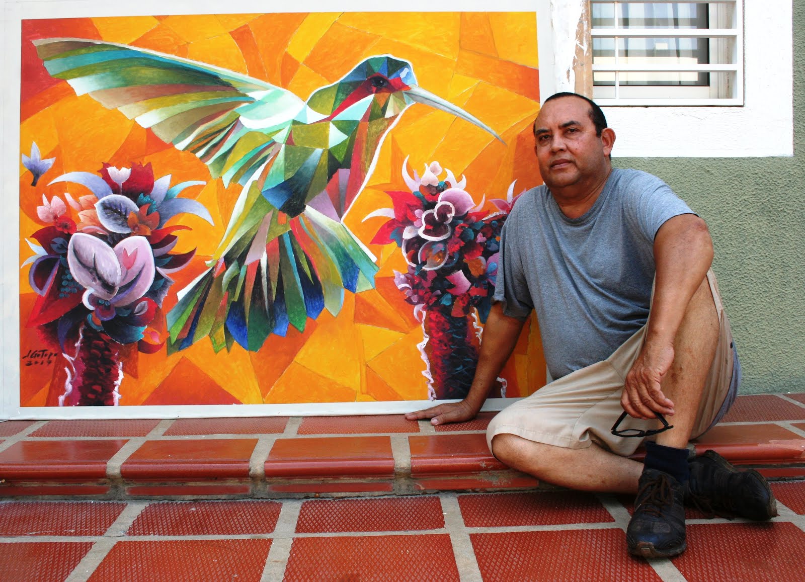 «Vivir de la pintura es una hazaña», asevera el artista plástico venezolano José Gotopo
