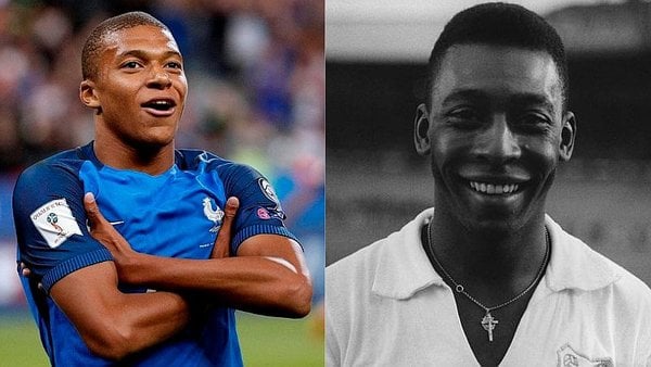 Pelé asegura que el francés Kylian Mbappé puede ser «su heredero»