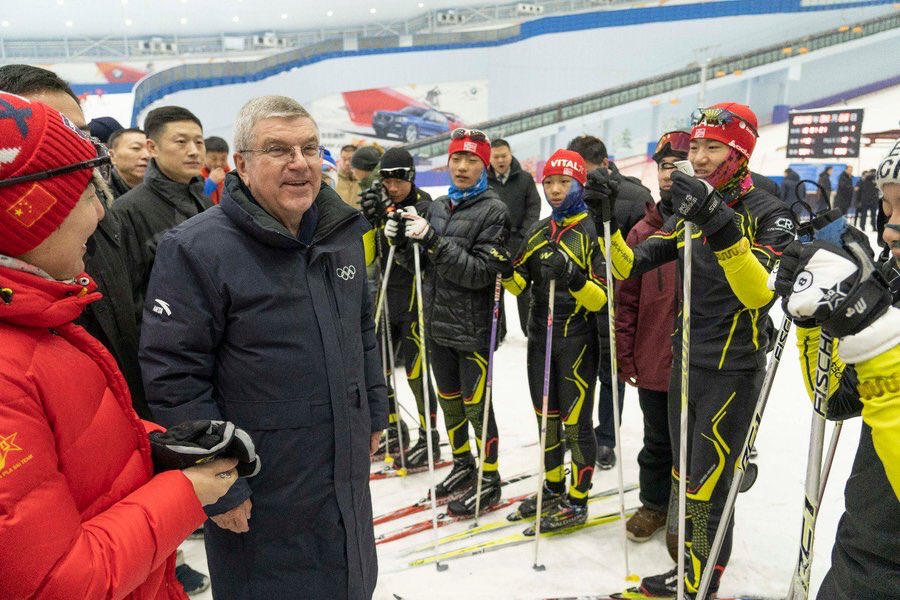 Presidente del COI en China