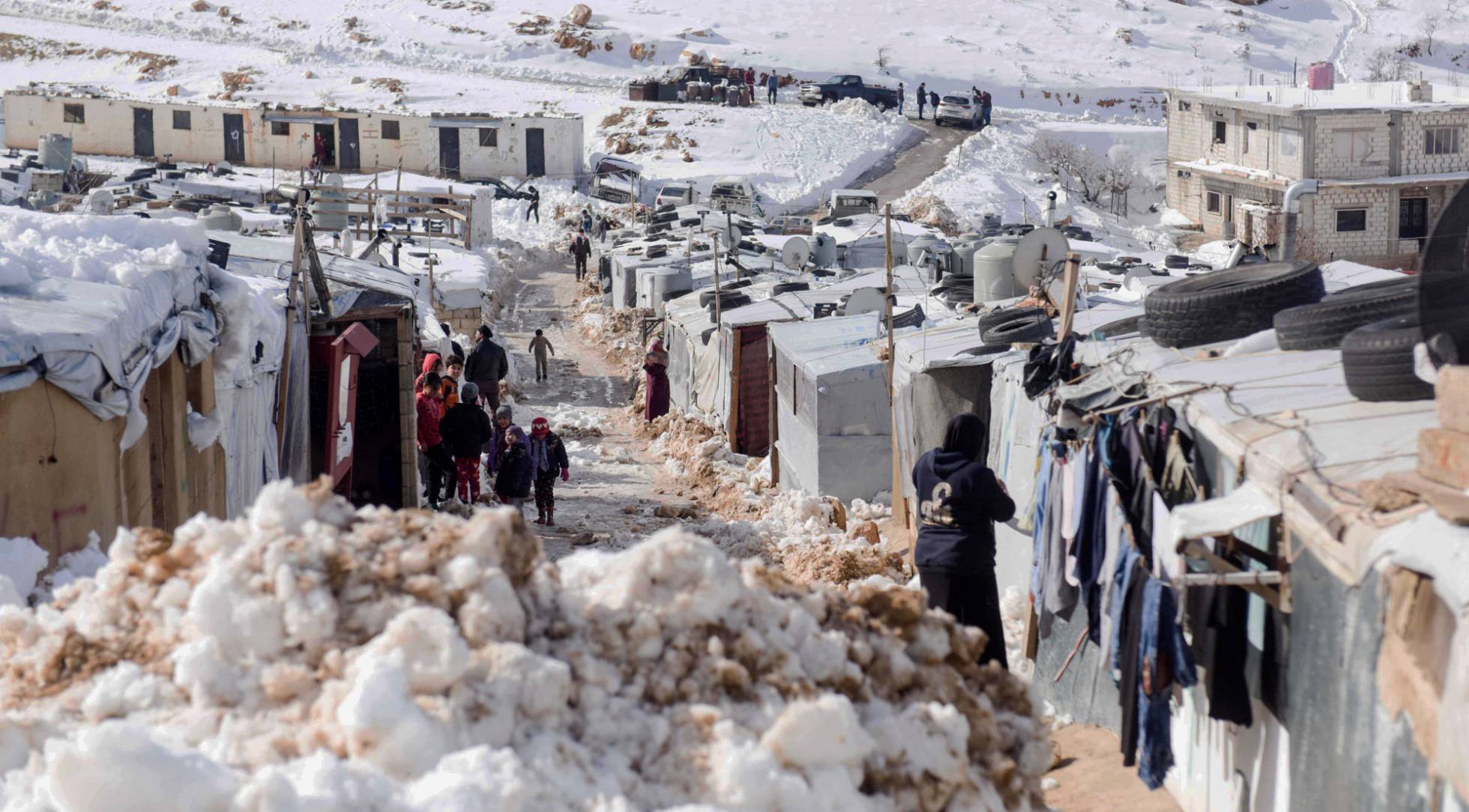 Al menos 15 niños han muerto por el frío invernal y la falta de ayuda en Siria