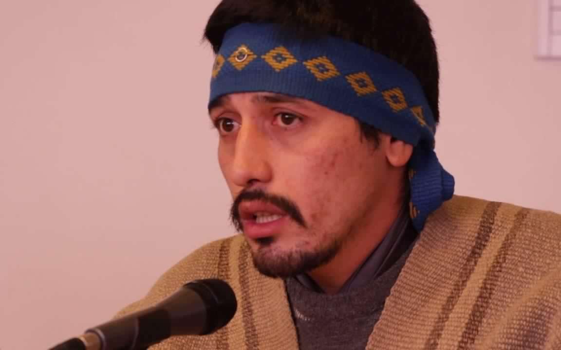 Dirigente mapuche Facundo Jones Huala inició huelga de hambre en la cárcel de Temuco