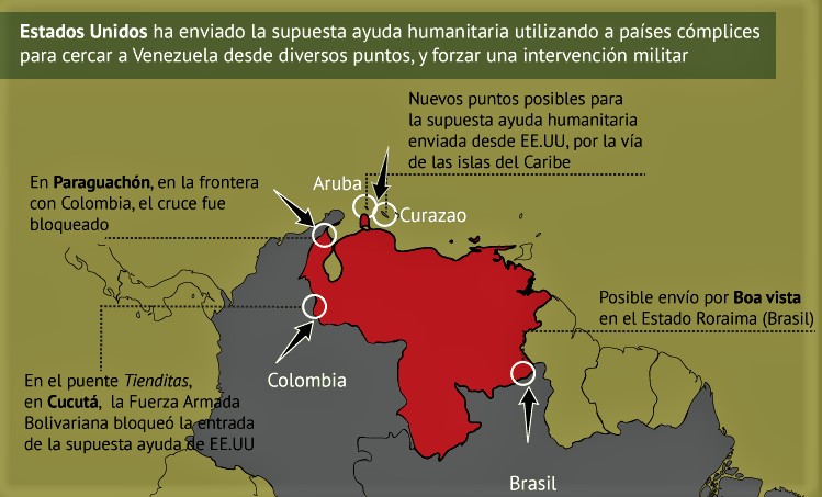 Las claves del montaje humanitario orquestado para invadir Venezuela