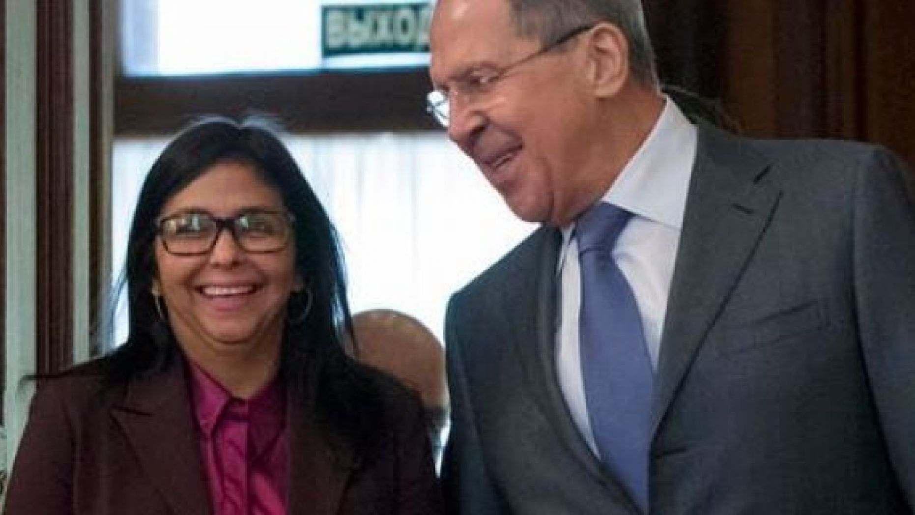 Vicepresidenta venezolana y Canciller ruso se reunirán ante amenazas de EE. UU.