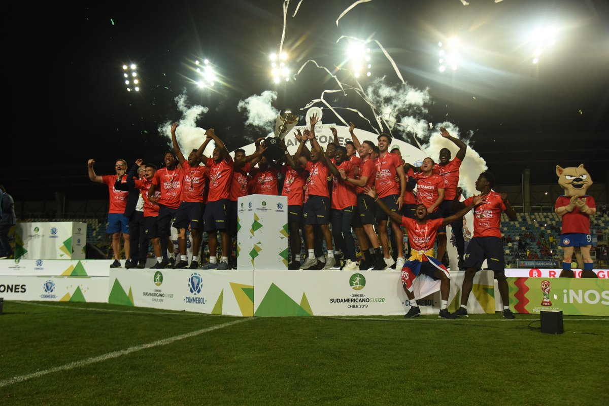 Ecuador se tituló campeón del suramericano sub 20 en Chile