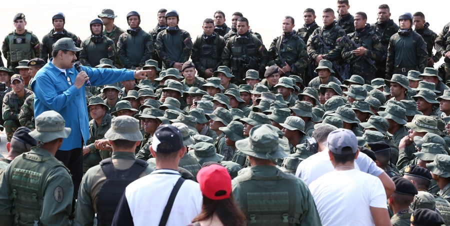 Maduro ordena despliegue y adecuación permanente de la Fuerza Armada