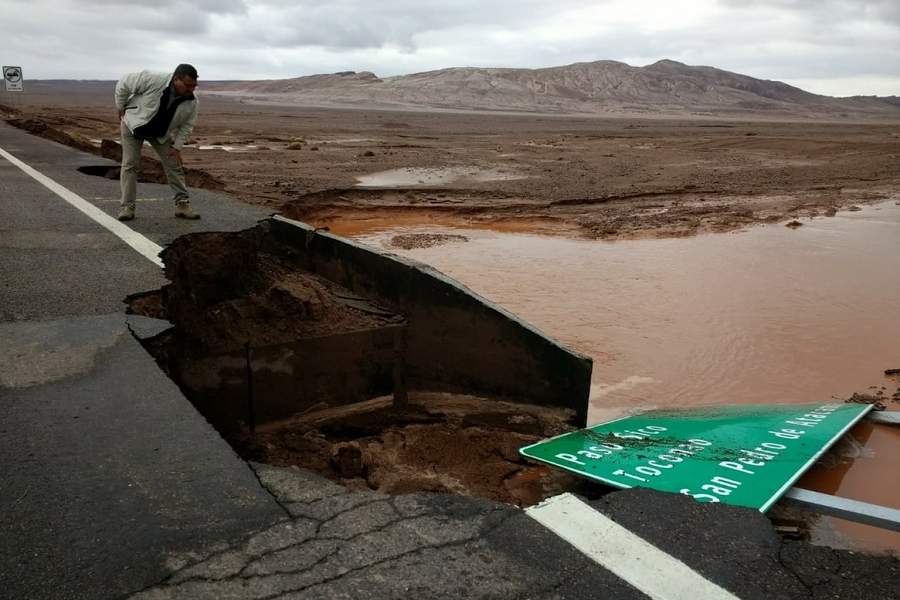 Alerta Roja en el norte por nuevo frente de lluvias que afectará a Arica y Parinacota