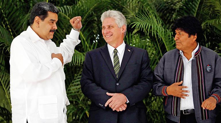 Díaz-Canel y Evo Morales reafirman apoyo a Venezuela