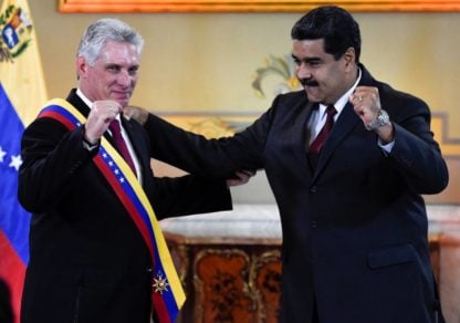 Presidentes de Venezuela y Cuba