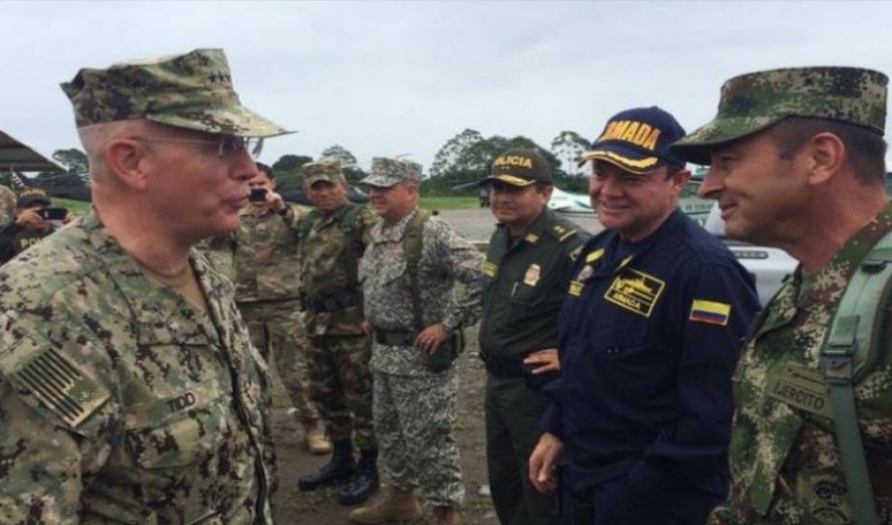 Jefe del Comando Sur de EE. UU. recorre la frontera colombo-venezolana