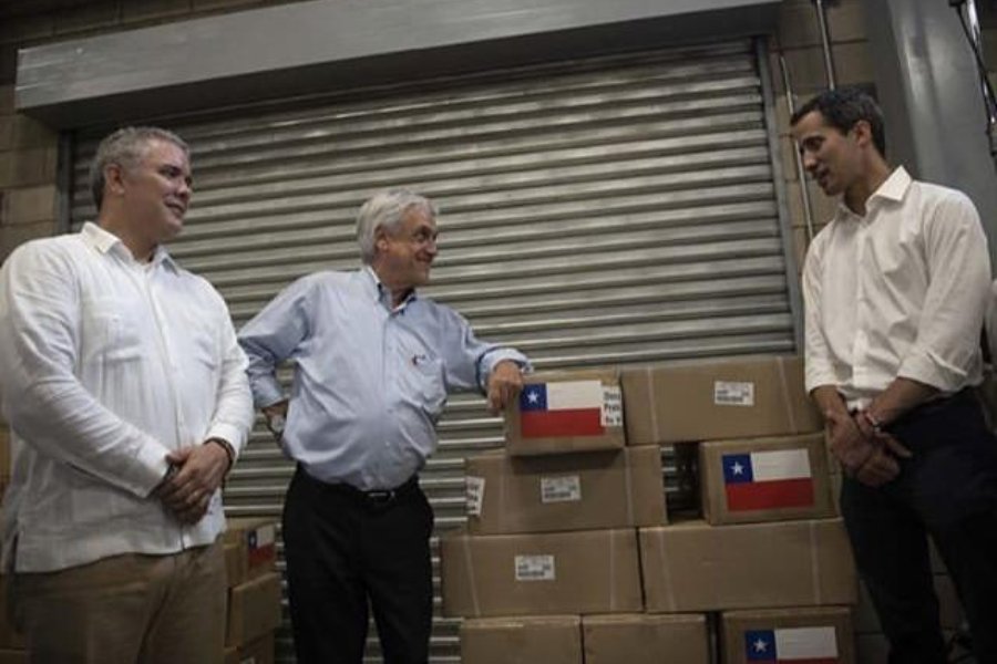 Duque, Piñera, Guaidó y Almagro se reúnen para ejecutar el montaje humanitario