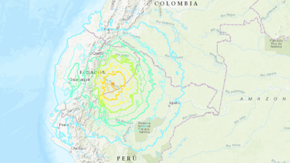 Tres sismos estremecieron a Ecuador en la madrugada de este viernes