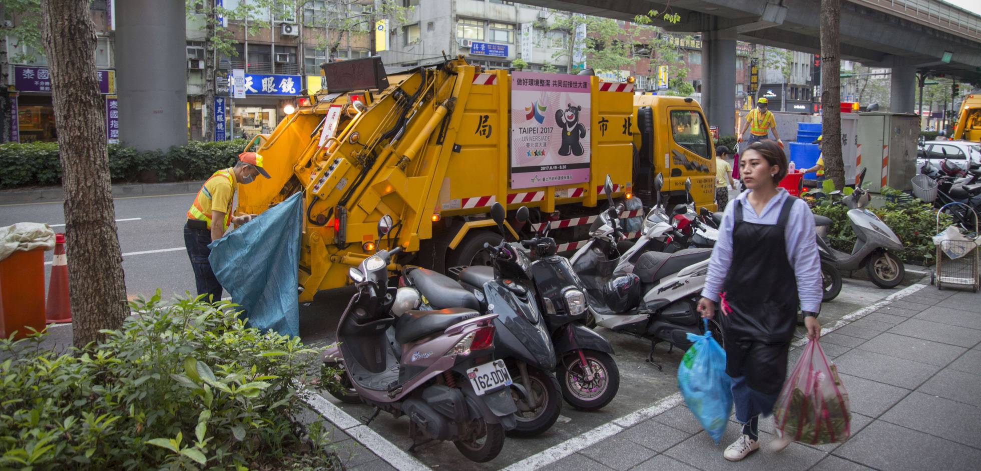 En Taiwan reciclar la «basura» da dinero para pagar el transporte