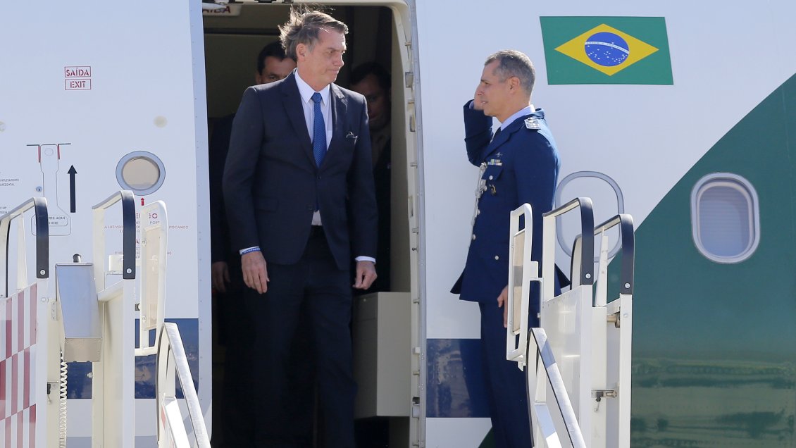 Bolsonaro llegó a Chile: «Aquí no voy a hablar de Pinochet»