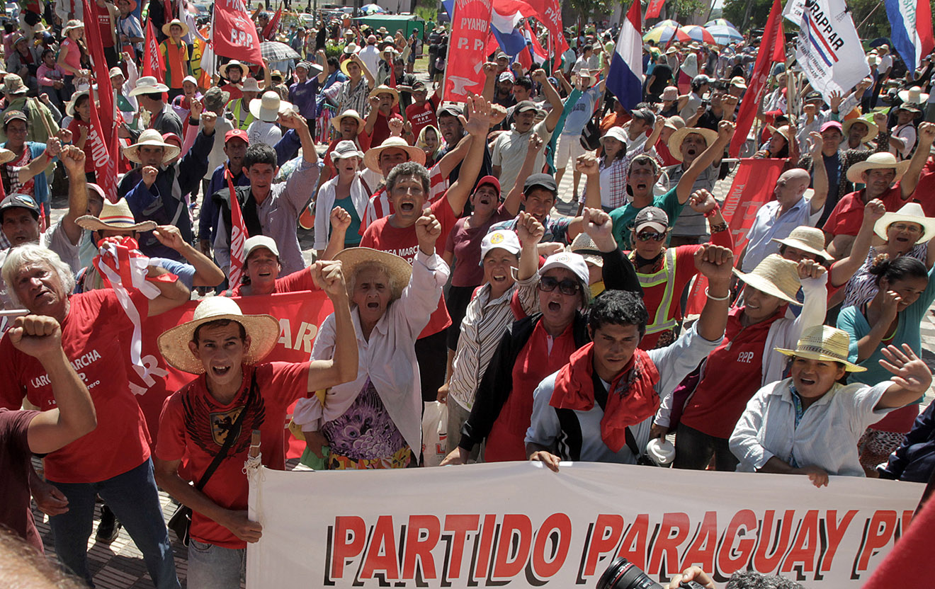 Campesinos de Paraguay convocan movilizaciones indefinidas