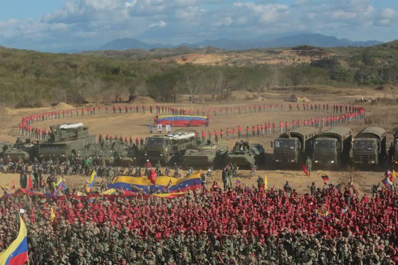 Venezuela realiza ejercicios cívico-militares para proteger sus servicios estratégicos