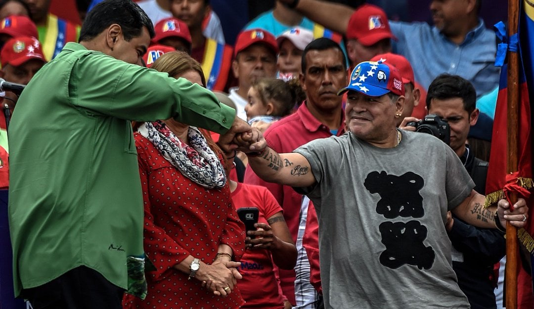 Maradona Nicolás Maduro