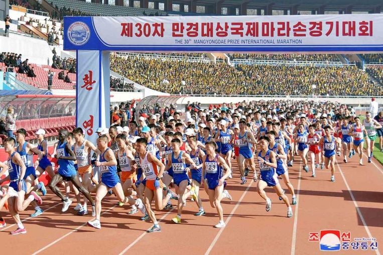 Norcorea ganó el XXX Maratón Internacional de Pyongyang