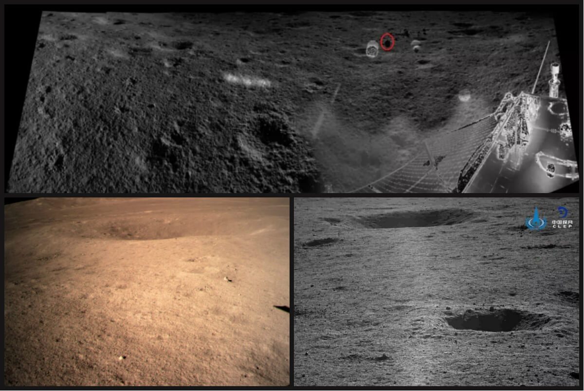 China revela nuevas imágenes del lado oscuro de la Luna