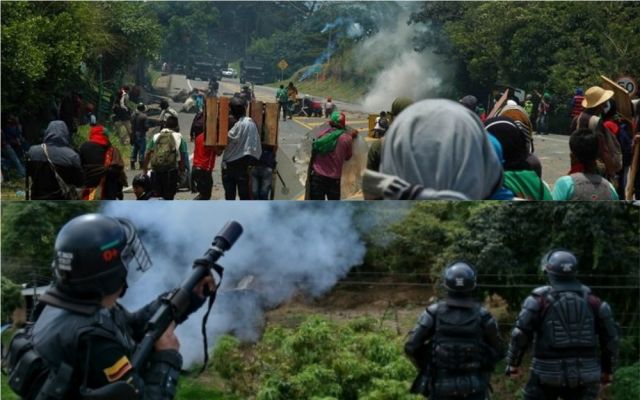Fuerzas policiales de Iván Duque asesinan a líder comunal por protestar