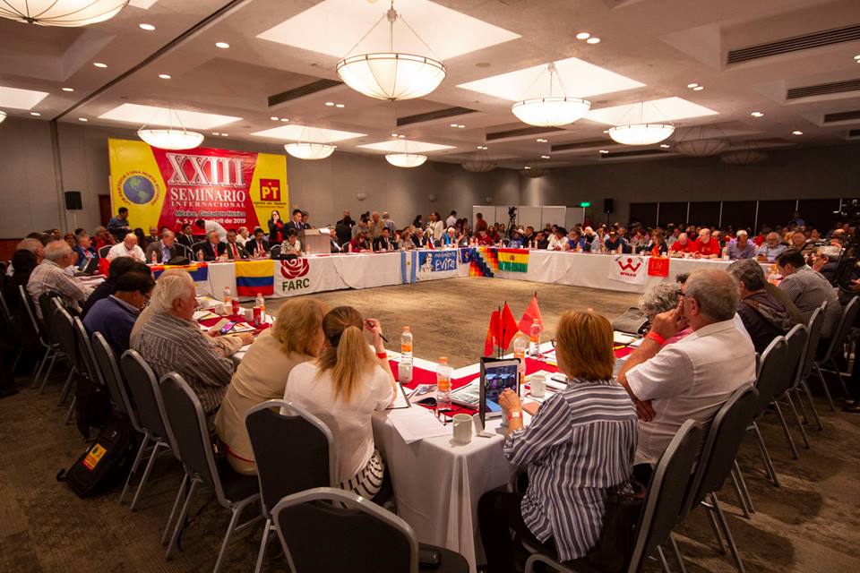 Izquierda mundial participa en el XXIII Seminario Internacional “Los Partidos y Una Nueva Sociedad” en México