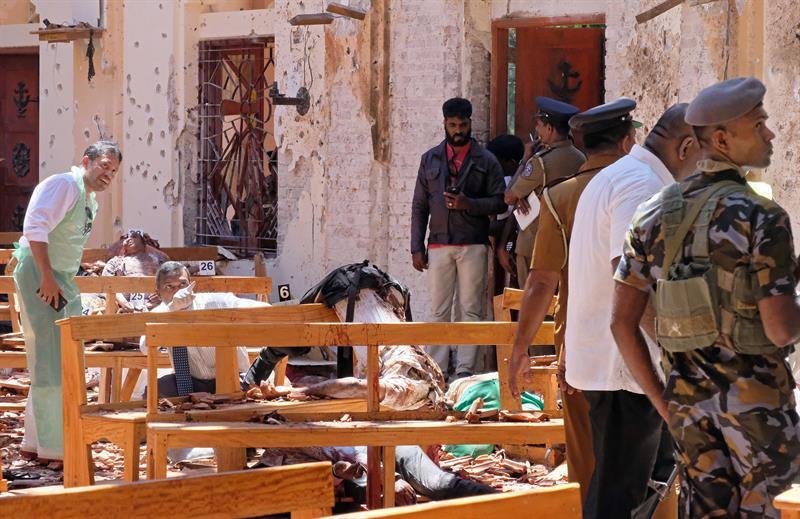 89 personas detenidas por presuntos nexos con ataques en Sri Lanka
