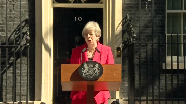 Theresa May anuncia su renuncia como primera ministra británica