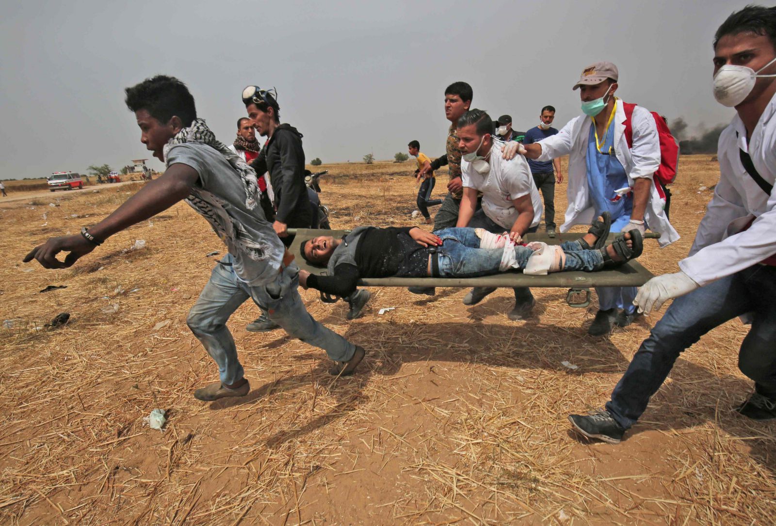 Israel agrede a palestinos que protestaban en la Franja de Gaza