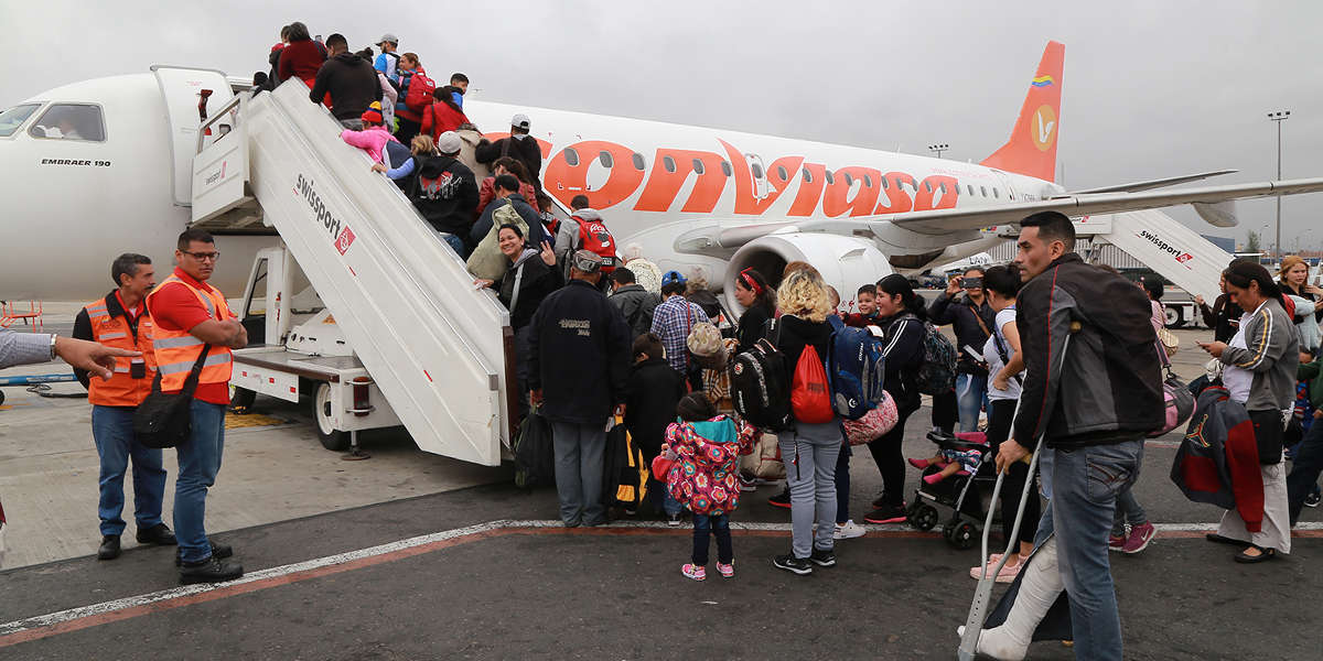 Aumentarán los vuelos del Plan Vuelta a la Patria para facilitar el retorno de venezolanos
