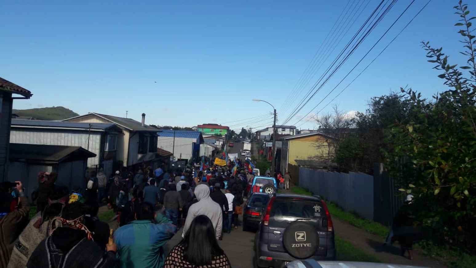 Cañete: Comunidades lavkenche protestaron contra cambio de ley y consulta indígena