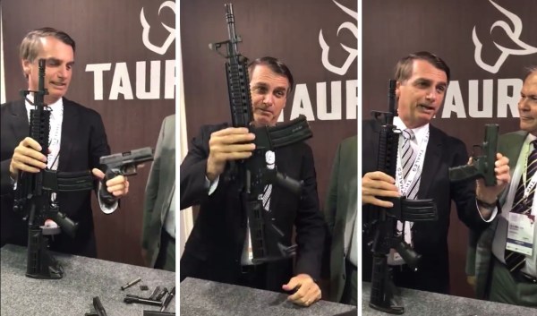 (Video) Bolsonaro flexibiliza la compra y tenencia de armas en Brasil con la firma de un segundo decreto