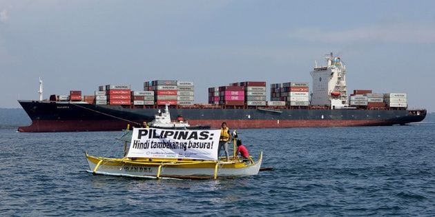 Toneladas de basura son devueltas a Canadá con un mensaje de “adiós” del Gobierno filipino