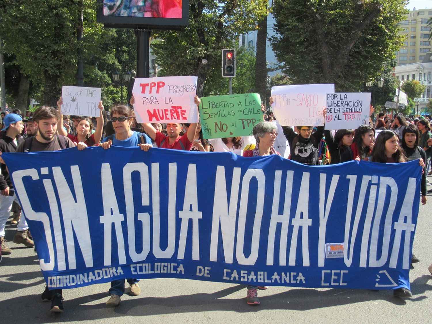 De Calama a Chiloé: Miles de personas se manifestaron contra la privatización del agua