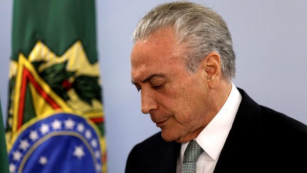 Nueva denuncia contra Michel Temer por corrupción en Brasil