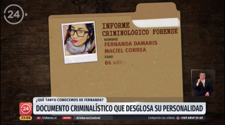 «Tu misoginia mata»: Repudio a publicación de informe psicológico de Fernanda Maciel en TVN