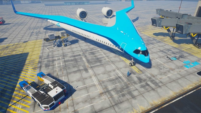 Aerolínea KLM desarrolla un avión futurista de bajo consumo energético
