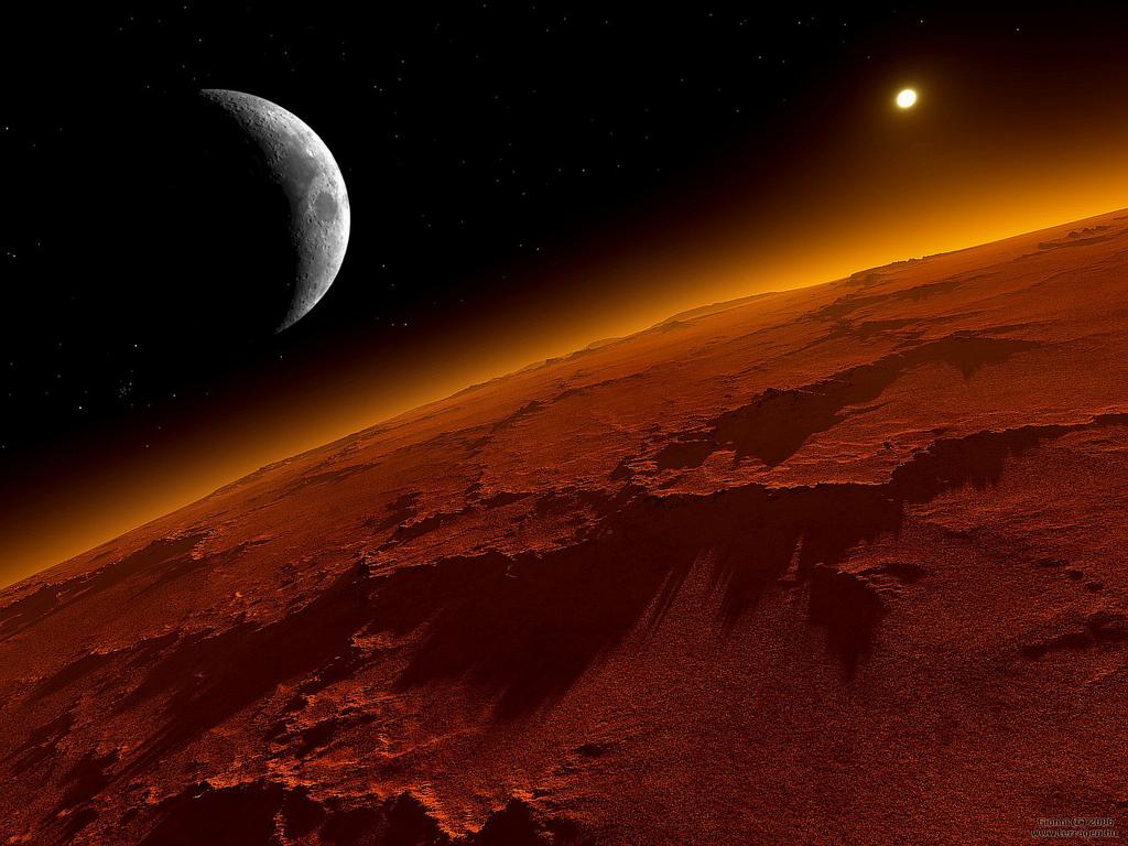 Encuentran gas y microorganismos vivos en Marte