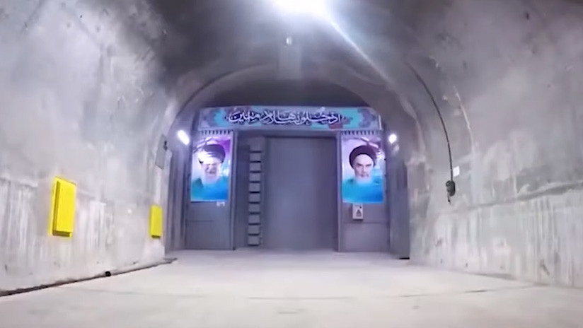 (Video) Irán reveló una base subterránea secreta llena de misiles