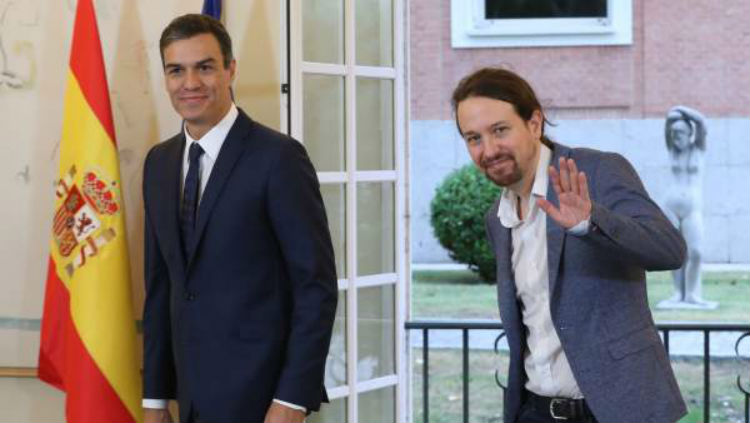 Sánchez intenta convencer a Iglesias para sumar votos a su investidura