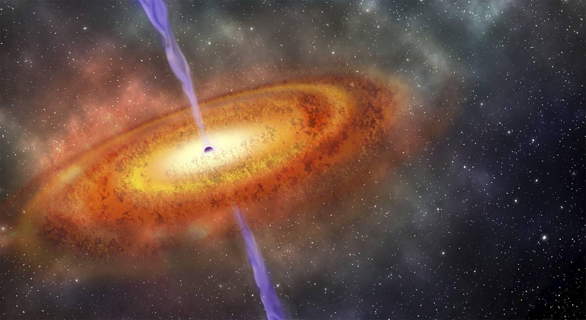 Estallido de rayos gamma: la clave para extraer energía de los agujeros negros