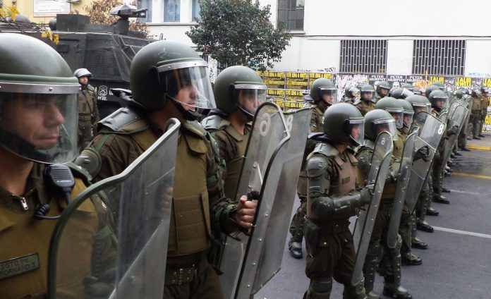 Fuerzas Especiales en hilera Foto Daniel Labbé