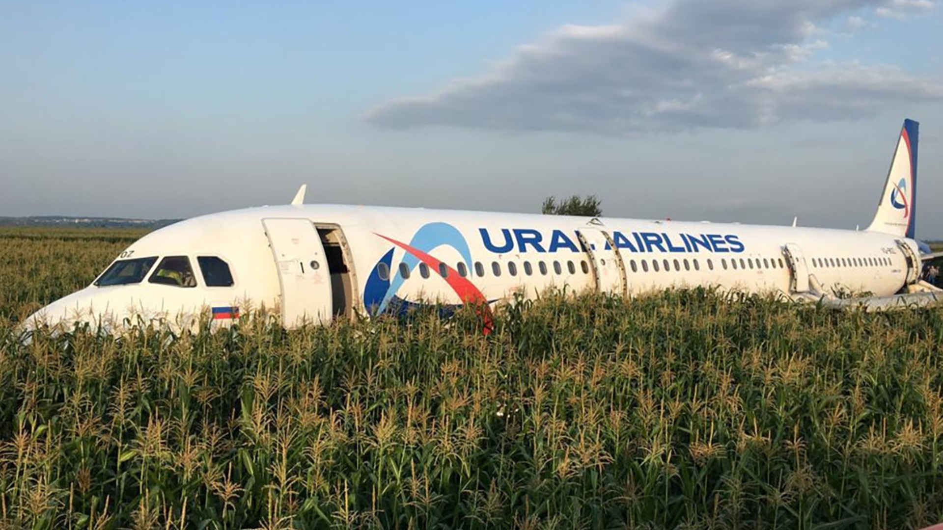 (VIDEO) Exitoso el aterrizaje forzoso de avión ruso tras impactar con pájaros cerca de Moscú