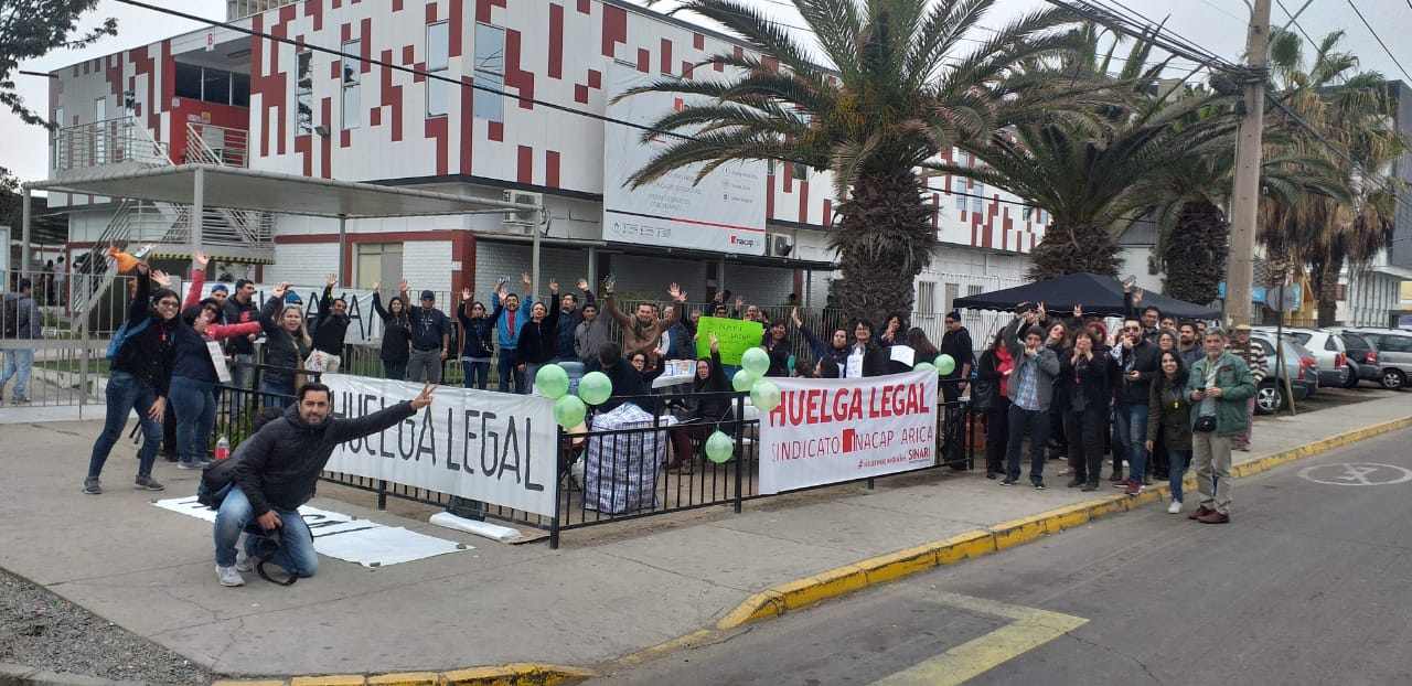Sindicato Inacap Arica en huelga legal por mejoras laborales