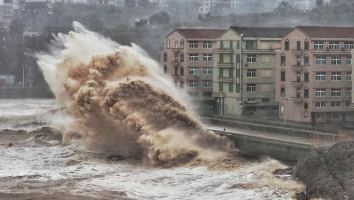 (Video) Tifón Lekima deja al menos 22 muertos y un millón de desplazados en China