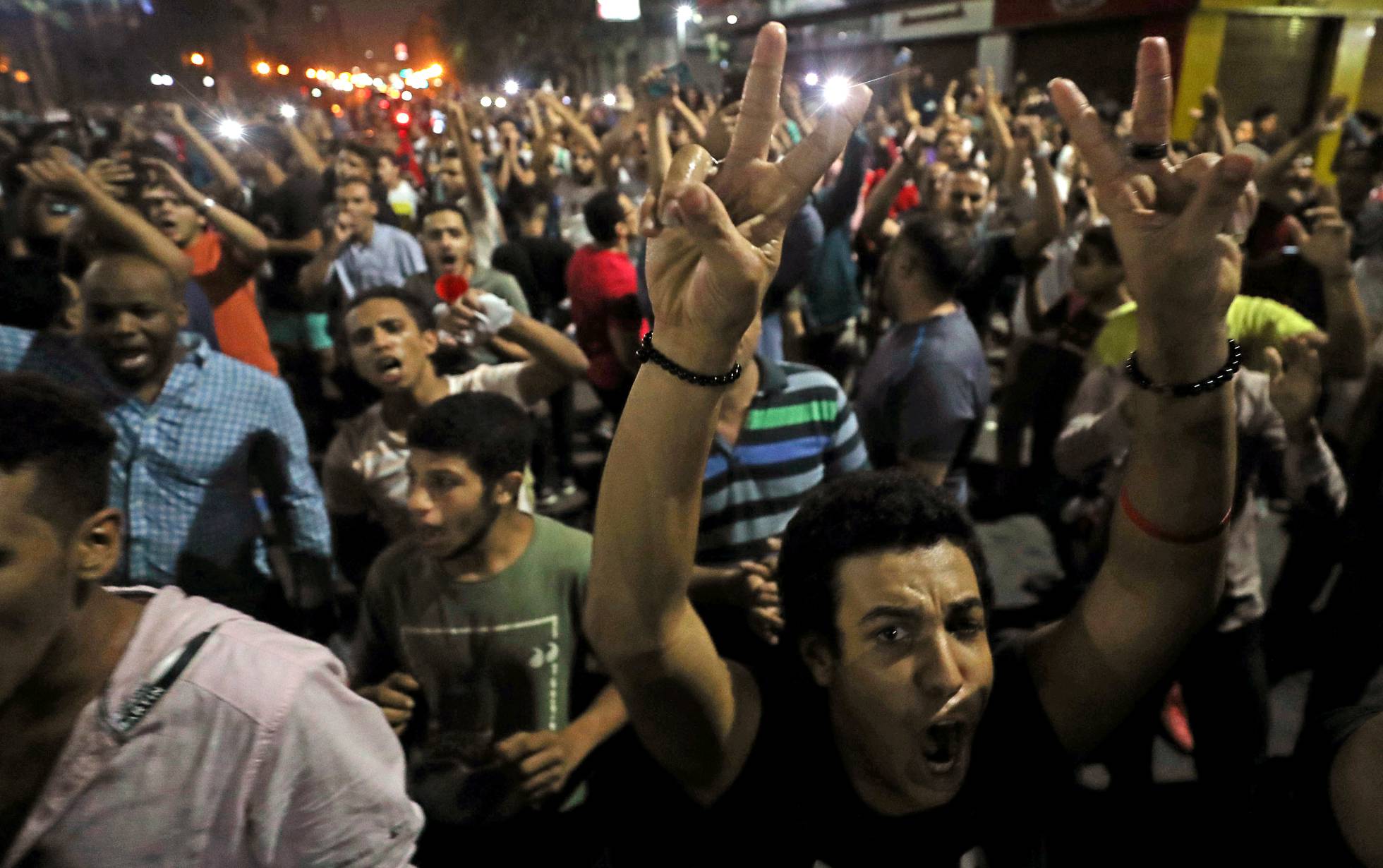(Fotos y video) Estallan protestas en Egipto contra el gobierno de Al Sisi