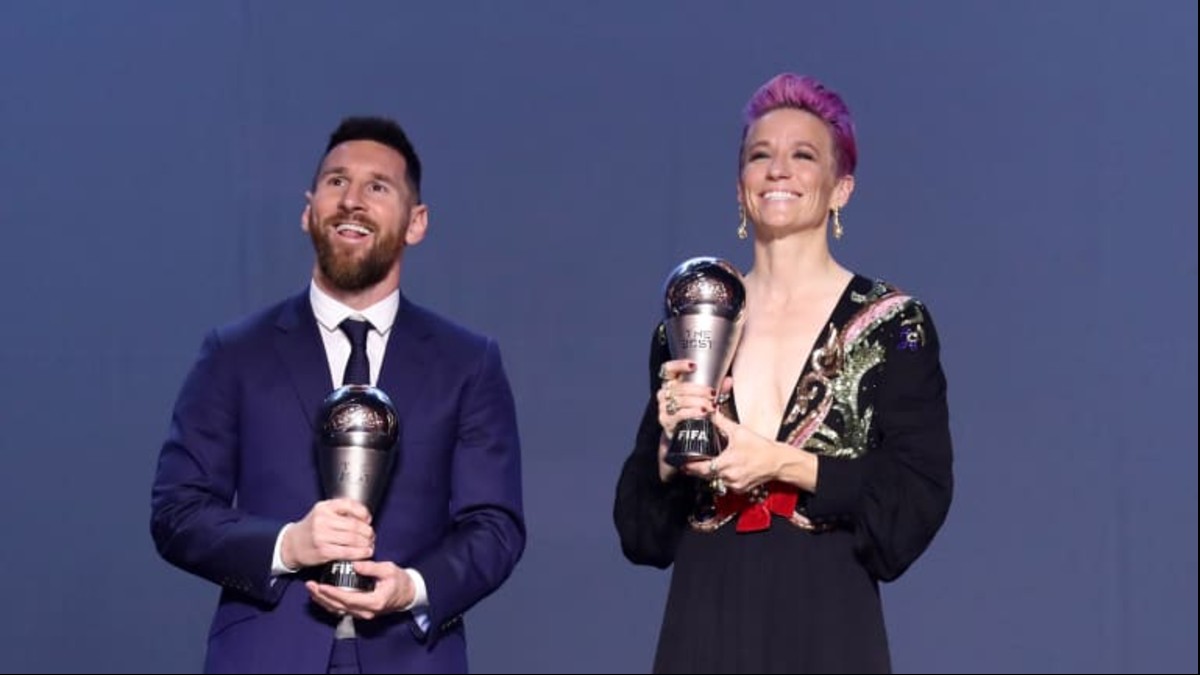 Messi y Rapinoe los galardonados en «The Best» 2019