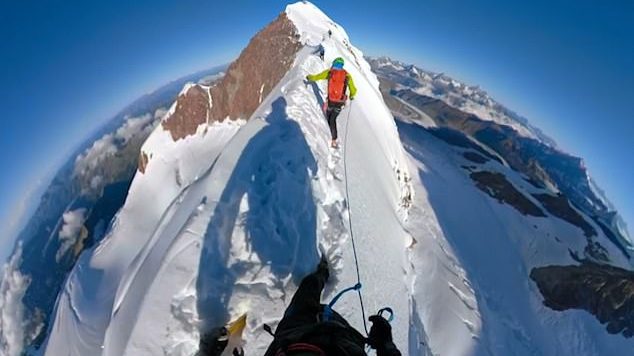 Video de hermanos  que escalaron segunda cima más alta de Alpes italianos sorprende a internautas