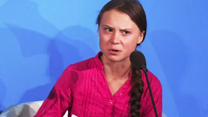 Greta Thunberg habló a la diplomacia de los contaminantes, los malvados