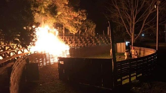 Incendio afectó a una medialuna de rodeo en la Región de O’Higgins
